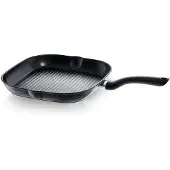 Fissler Cenit / Poêle à griller en aluminium (28 x 28 cm - carrée ) Poêle à steak revêtue - induction