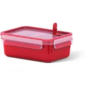 Tefal Boîte De Conservation Masterseal Micro Rectangle À Compartiments 1l Rouge