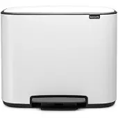 Brabantia Bo Pedal Bin 36 Litres Blanc