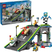 LEGO CITY 60460 No Limits : Voiture de course et camion à rampe