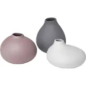 Blomus Vase Blomus Nona Pewter / Micro Chip / Bark (Lot de 3)