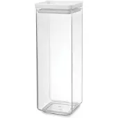 Brabantia Tasty+ Square Plastic Transparent, blanc