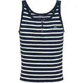 Tommy Hilfiger Button Sleeveless T-shirt Bleu XS Femme
