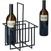 Philippi Panier de transport de bouteilles CUBO, Organisateurs de cuisine, Noir