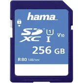 Hama Carte Sdxc 256Gb Cl.10 Uhs-I 80Mb