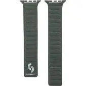 Connect Watch 38/40/41mm Fine woven twill magnetic chain strap (Twill finement tissé), Sangles de montre, Vert