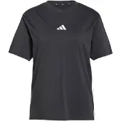 Adidas T-shirt fonctionnel 'Essentials' noir / blanc