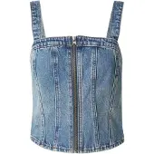 Levi's Sculpted Bustier Sleeveless Blouse Bleu S Femme