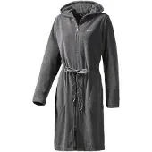 JOOP! Peignoir long gris foncé / blanc