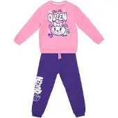 Denokids Survêtement 'Queen Bear' violet / rose / blanc