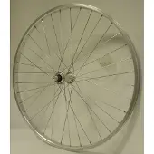 Roland roue avant 24-1 3/8 pouce aluminium 36G argent