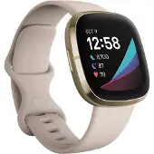 Fitbit Sense Blanc/Or