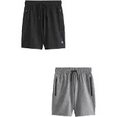 Next Pantalon gris chiné / noir