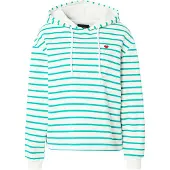 Pieces Chilli Stripes Hoodie Vert M Femme