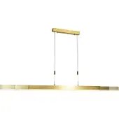QAZQA Suspension réglable dorée avec LED - Lamba