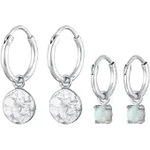 Elli Parure de bijoux argent / transparent