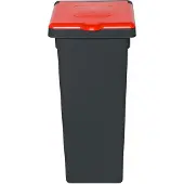 Plafor - Poubelle Fit Avec Couvercle 75l - Recyclage - Bleu