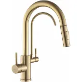 REA Robinet De Cuisine Eco Fresh Brush Gold