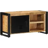 vidaXL Armoire TV 80x30x40 cm Bois massif rugueux Mango
