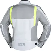 IXS Veste de sport Trigonis-Air gris clair-gris-jaune fluo - 5XL