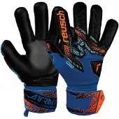 Reusch Gants de sport 'Attrakt Infinity NC Junior' bleu / orange / noir