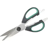 Wolfcraft 4164000 Ciseaux multifonction : tournevis, ouvre-bouteille, décapsuleur
