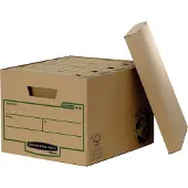 Fellowes Caisses de transport Earth Series - carton 100% recyclé - pour 4 boîtes d'archives - 10 pièces