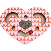 Beeztees Carton Jouets à gratter Hide (Beige, Rouge)