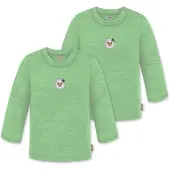 Normani T-Shirt 'Taupo' beige / vert / pomme / blanc