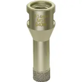 Diewe Forets à carrelage Forets diamantés M14 - Forets à sec Premium 7 - Mèche ø 14mm (14 mm)