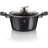 Berlinger Haus Ensemble de Casseroles et Poêle BH-7052 Graphite Métallique