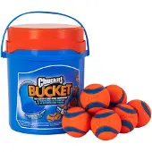 Chuckit! Seau avec Ultra Ball - Moyen - 8 pièces