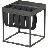 Interlink Publishing Table d'appoint Nubis 35x35 - anthracite