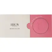 IDUN Minerals Mineral Blush - Poudre compacte - Glisse en douceur - Offre une couleur intense et une peau naturellement saine - Hallon - 0,18 oz