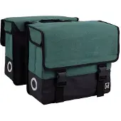 Willex Dubbele Canvas Tas Plus Hunter green/matt black 30L