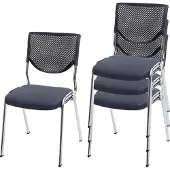 MCW Chaise visiteur H401 Empilable (lot de 4)