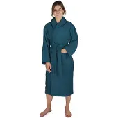 Normani Peignoir long pétrole