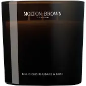 Molton Brown Délicieuse bougie parfumée à la rhubarbe et à la rose 600 g