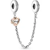 Pandora Charm, (Argent Sterling, Or rose 14 carats)