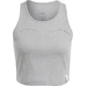 Adidas Debardeur LNG RIB TANK femmes - Gris - EU XS