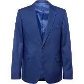 Burton Menswear London Veste de costume bleu roi