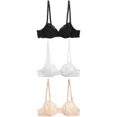 Next Soutien-gorge poudre / noir / blanc