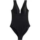 Next Maillot de bain modelant noir