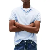Tommy Hilfiger Liqui Seasonal Short Sleeve Polo Bleu XL Homme