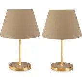 Opviq , AYD - 2338, lampes de table, marron, PVC, 22 x 22 x 37 cm
