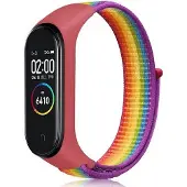 Cover-Discount Xiaomi Mi Band 7 - Bracelet de remplacement en tissu nylon (Nylon), Sangles de montre, Multicolore