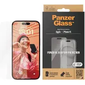 PanzerGlass Protection d'écran en verre trempé Anti-bactéries pour Apple iPhone 15