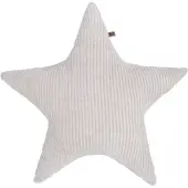 Babys Only Coussin étoile teddy Sense caillou gris