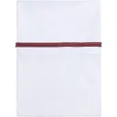 Babys Only Drap berceau ruban tricoté stone red/blanc