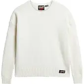 Superdry Pull-over blanc cassé
